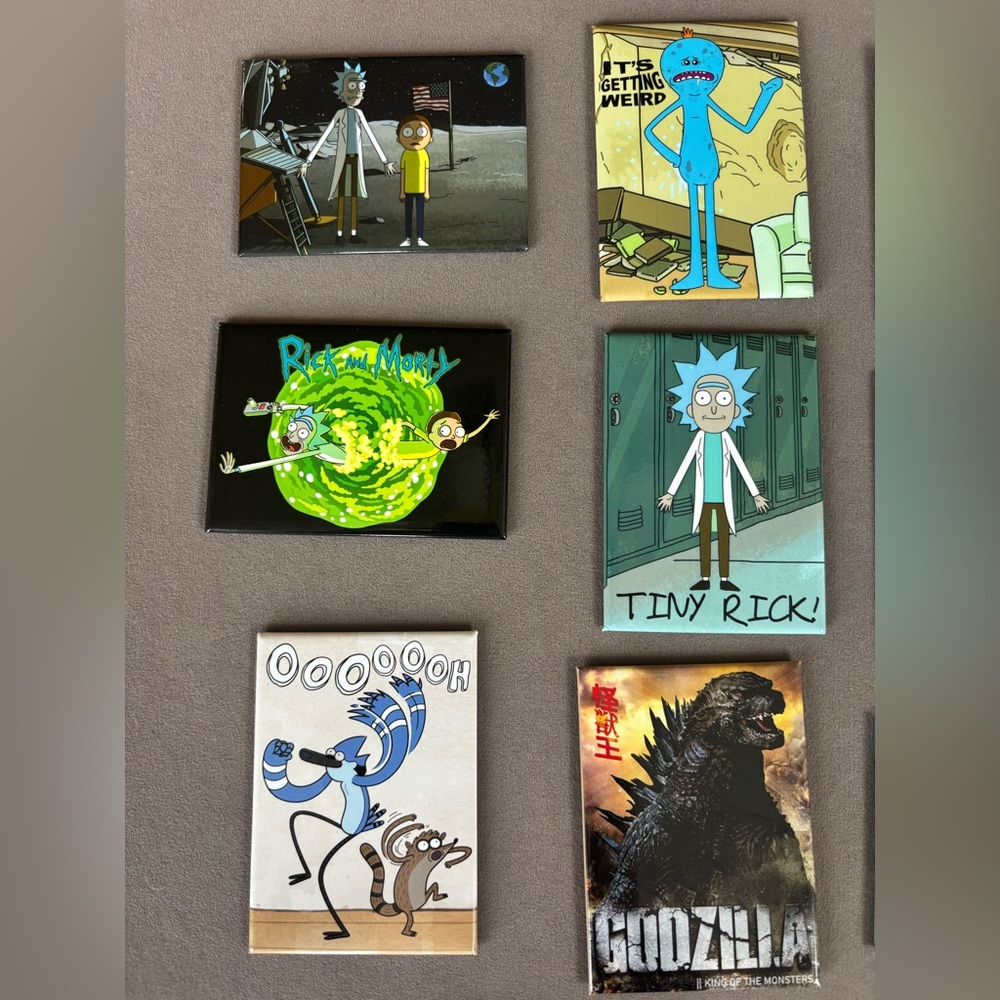 Assorted Cartoon and Movie Magnets - Picture 2 of 15